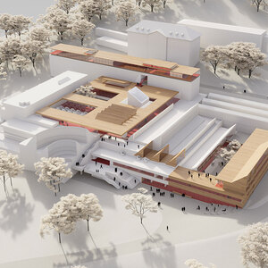 Modelle vom Campus der Zukunft
