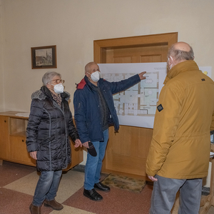 Eindrücke vom Tag des offenen Hauses zum Projekt 'Pfarrzentrum'