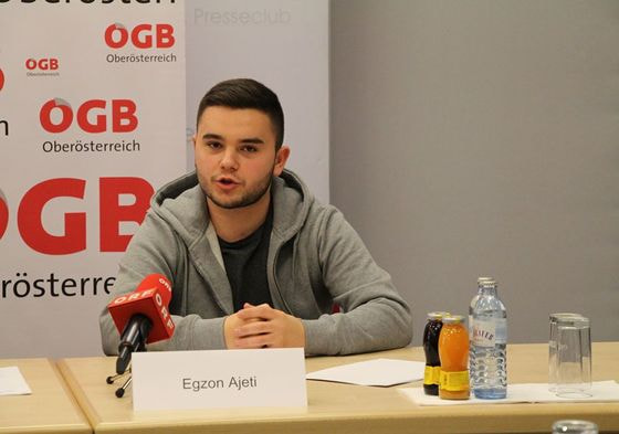 Egzon Ajeti schilderte die Arbeitslosigkeit aus der Sicht eines ehemaligen Betroffenen
