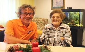 Thomas Kurbel aus Leonding arbeitet im Caritas-Wohnhaus St. Anna am Linzer Froschberg.